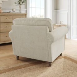 Flori Tonal Plush Chenille Armchair -Habitat Store 30911130 alt02