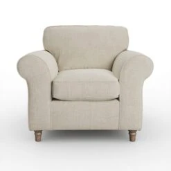 Flori Tonal Plush Chenille Armchair -Habitat Store 30911130 alt05