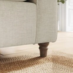 Flori Tonal Plush Chenille 3 Seater Sofa -Habitat Store 30911132 alt03