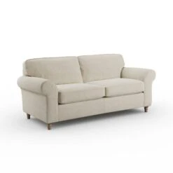 Flori Tonal Plush Chenille 3 Seater Sofa -Habitat Store 30911132 alt06