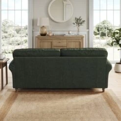 Flori Tonal Plush Chenille 3 Seater Sofa -Habitat Store 30911142 alt02