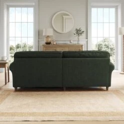 Flori Tonal Plush Chenille Corner Chaise Sofa -Habitat Store 30911144 alt02