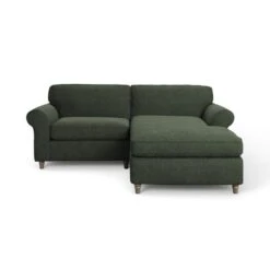 Flori Tonal Plush Chenille Corner Chaise Sofa -Habitat Store 30911144 alt05