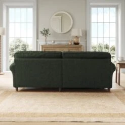 Flori Tonal Plush Chenille Corner Chaise Sofa -Habitat Store 30911145 alt02