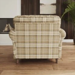 Flori Woven Check Fabric Orkney Armchair -Habitat Store 30911201 alt02