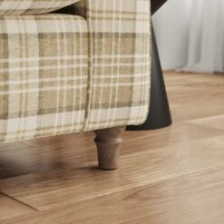 Flori Woven Check Fabric Orkney Armchair -Habitat Store 30911201 alt03