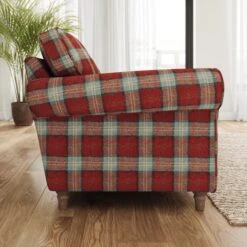 Flori Woven Check Fabric Orkney Armchair -Habitat Store 30911202 alt01