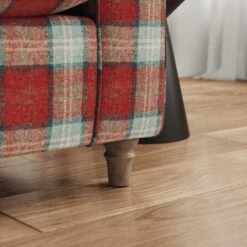 Flori Woven Check Fabric Orkney Armchair -Habitat Store 30911202 alt03