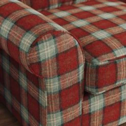 Flori Woven Check Fabric Orkney Armchair -Habitat Store 30911202 alt04