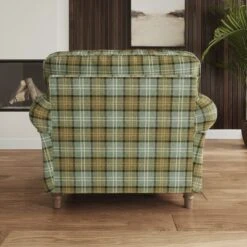 Flori Woven Check Fabric Orkney Armchair -Habitat Store 30911203 alt02