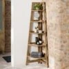 Humphrey Corner Ladder Shelf, Mango Wood Effect -Habitat Store 30911361