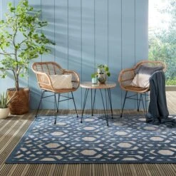 Oro Geometric Indoor Outdoor Rug -Habitat Store 30912084