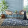 Oro Geometric Indoor Outdoor Rug