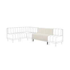 Amali Long Dining Bench, Boucle -Habitat Store 30912437