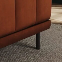 Amali Long Dining Bench, Matte Plush Velvet -Habitat Store 30912451 alt03