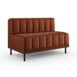 Amali Long Dining Bench, Matte Plush Velvet -Habitat Store 30912451 alt05