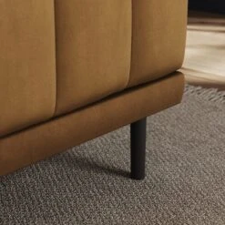 Amali Long Dining Bench, Matte Plush Velvet -Habitat Store 30912452 alt03