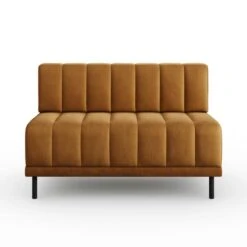 Amali Long Dining Bench, Matte Plush Velvet -Habitat Store 30912452 alt04