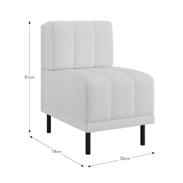 Amali Small Dining Bench, Boucle 16 Amali Small Dining Bench, Boucle - Image 14