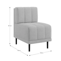 Amali Small Dining Bench, Textured Weave -Habitat Store 30912459 alt09