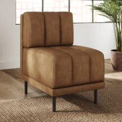 Amali Small Dining Bench, Faux Leather -Habitat Store 30912465 alt01