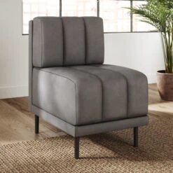 Amali Small Dining Bench, Faux Leather -Habitat Store 30912466 alt01