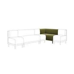 Mae Corner Dining Bench, Boucle -Habitat Store 30912493