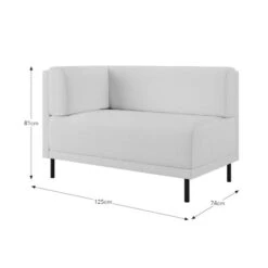 Mae Corner Dining Bench, Boucle -Habitat Store 30912494 alt09