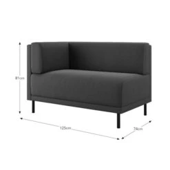 Mae Corner Dining Bench, Boucle -Habitat Store 30912495 alt09