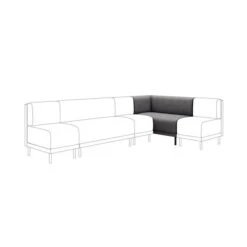 Mae Corner Dining Bench, Faux Leather -Habitat Store 30912504