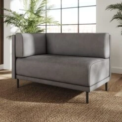 Mae Corner Dining Bench, Faux Leather -Habitat Store 30912504 alt01