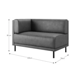 Mae Corner Dining Bench, Faux Leather -Habitat Store 30912504 alt09