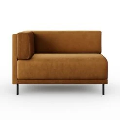 Mae Corner Dining Bench, Matte Plush Velvet -Habitat Store 30912509 alt04