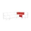 Mae Corner Dining Bench, Matte Plush Velvet -Habitat Store 30912510