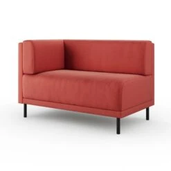 Mae Corner Dining Bench, Matte Plush Velvet -Habitat Store 30912510 alt05