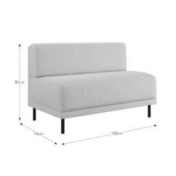 Mae Long Dining Bench, Textured Weave -Habitat Store 30912515 alt09