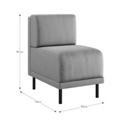 Mae Small Dining Bench, Vintage Velvet -Habitat Store 30912539 alt09