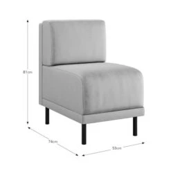 Mae Small Dining Bench, Vintage Velvet -Habitat Store 30912540 alt09