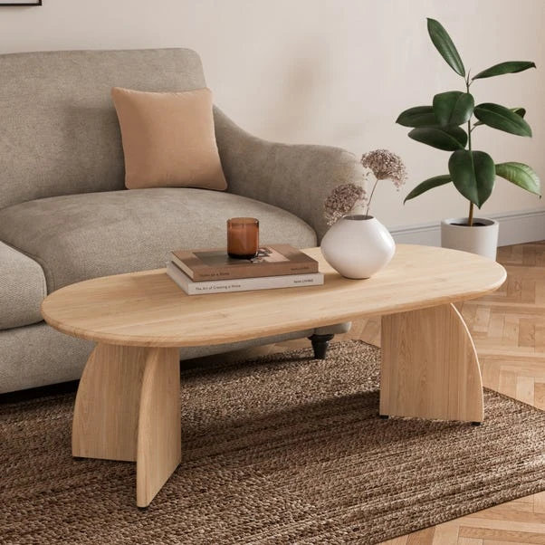 Effy Coffee Table, Natural Wood Effect 4 Effy Coffee Table, Natural Wood Effect - Image 2