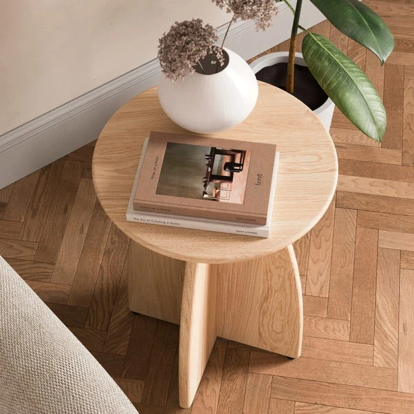 Effy Side Table, Natural Wood Effect 6 Effy Side Table, Natural Wood Effect - Image 4