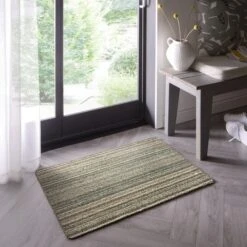 Marvel Striped Washable Cotton Doormat 27 Marvel Striped Washable Cotton Doormat -Habitat Store 30913622