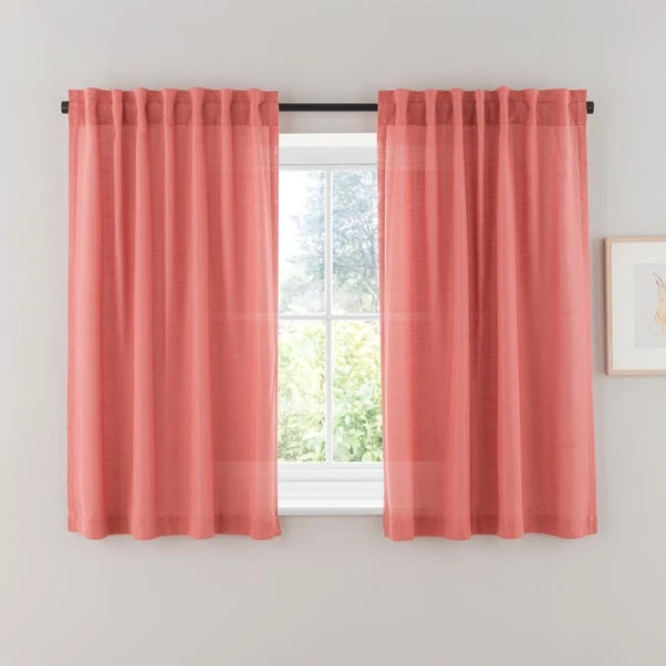 Touch Of Linen Unlined Tab Top Curtains 6 Touch Of Linen Unlined Tab Top Curtains - Image 4