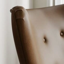 Sven Faux Leather Modern Wing Chair -Habitat Store 30914726 alt03