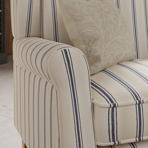 Oswald Folkstone Stripe Grande Armchair 15 Oswald Folkstone Stripe Grande Armchair - Image 13
