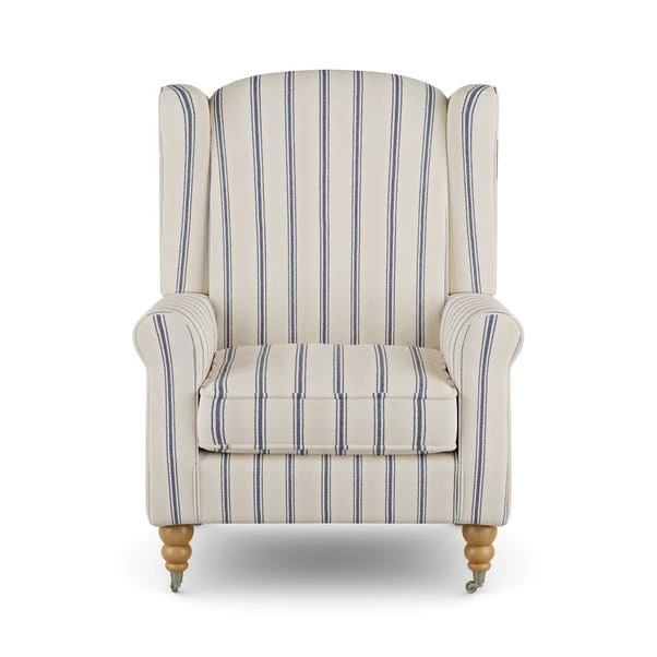 Oswald Folkstone Stripe Grande Armchair 18 Oswald Folkstone Stripe Grande Armchair - Image 16