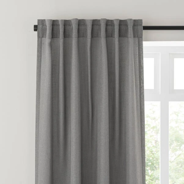 Touch Of Linen Unlined Tab Top Curtains 3 Touch Of Linen Unlined Tab Top Curtains