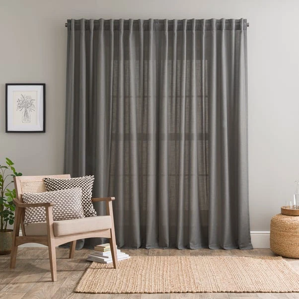 Touch Of Linen Unlined Tab Top Curtains 11 Touch Of Linen Unlined Tab Top Curtains - Image 9