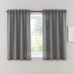 Touch Of Linen Unlined Tab Top Curtains 32 Touch Of Linen Unlined Tab Top Curtains -Habitat Store 30915072 alt05