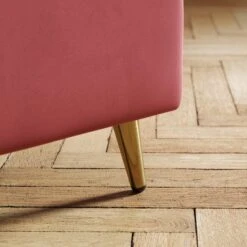 Starla Pleated Velvet End Of Bed Ottoman -Habitat Store 30915367 alt03