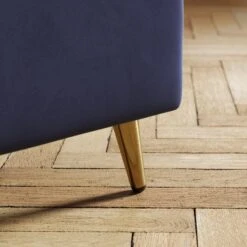 Starla Pleated Velvet End Of Bed Ottoman -Habitat Store 30915368 alt03